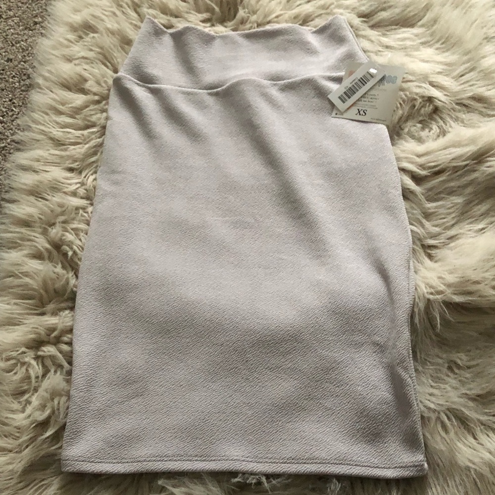 Lularoe Mauve Grey Cassie Skirt XS